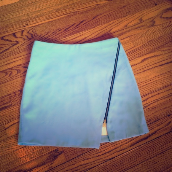 Zara faux leather skirt