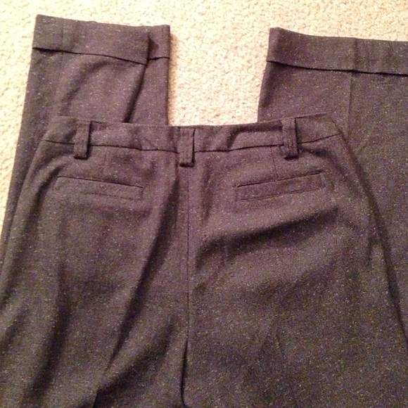 Straight leg cuffed dress pants gray size 10 - Picture 4 of 5