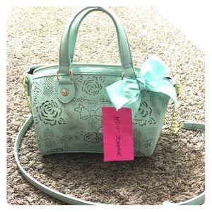 On hold till Monday Betsey Johnson mini satchel