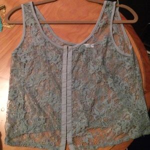 Light blue lace top from LF