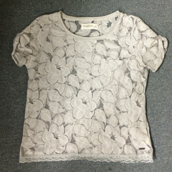 Abercrombie and Fitch lace top - Picture 1 of 4