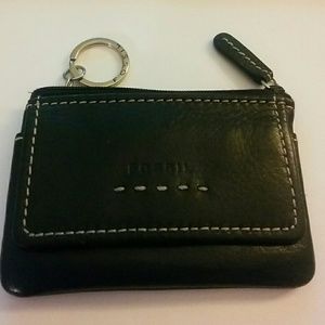 Fossil Pop Stitch Keychain Wallet
