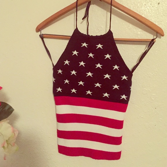 Americana halter top