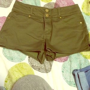 Really cute green shorts perfect for summer