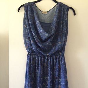 Light blue dress with cute print