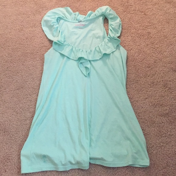 Lilly tank with ruffles