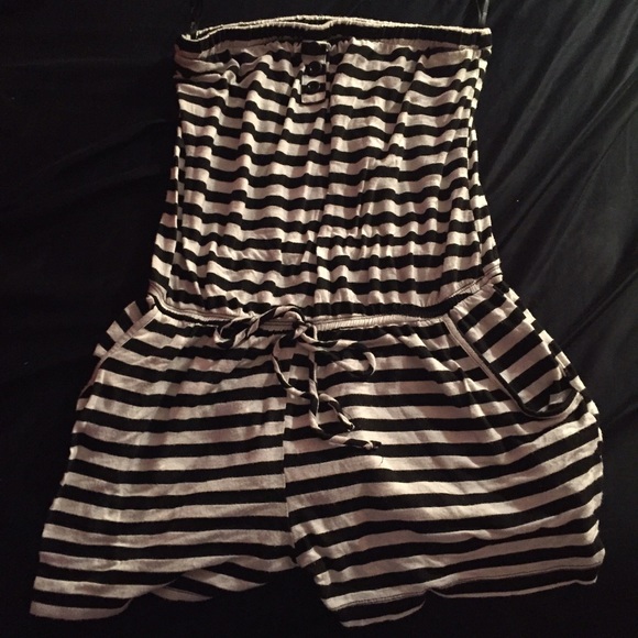 Stripped romper
