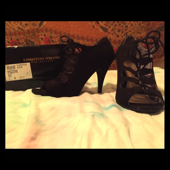 Lace up Heels worn for prom just once