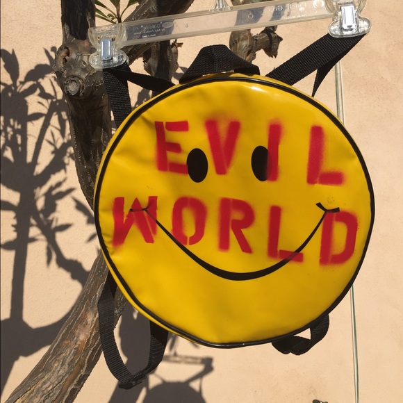 Smiley face backpack