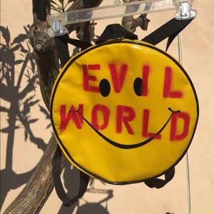 Smiley face backpack