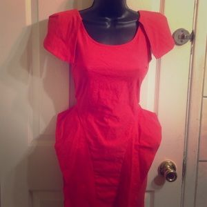 Scarlet cocktail dress