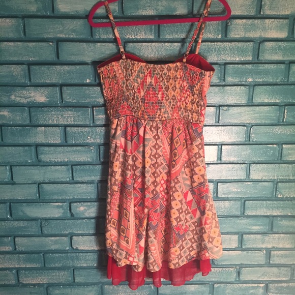 Aztec Print High-Low Dress - Picture 3 of 4