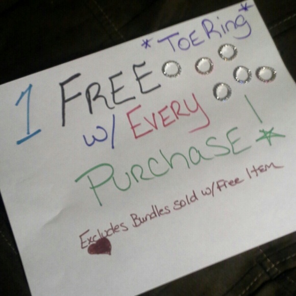 *FREE* TOE RINGS