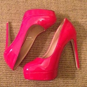 Ruby Red Forever 21 Heels