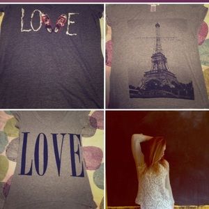 3 shirts and a sweater