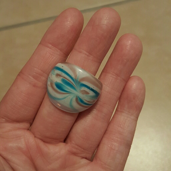 Murano glass ring