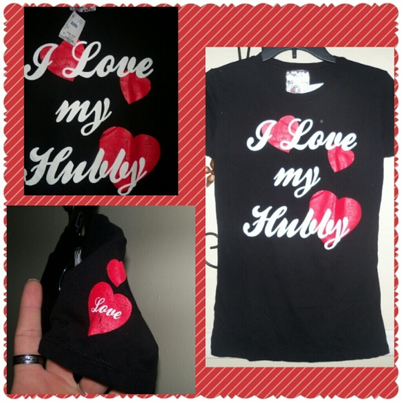I love my hubby medium tee - Picture 1 of 1