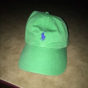 Green Polo Ralph Lauren baseball cap