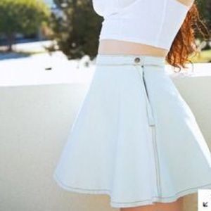American Apparel Denim Circle Skirt