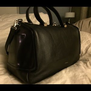 Furla Cindy M Bauletto Bag - large leather satchel
