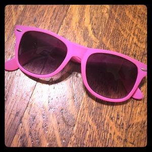 Hot Pink Sunglasses