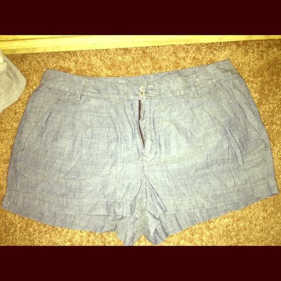 Madewell Ramie shorts