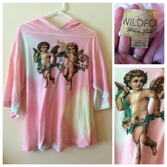 RESERVED @erockastyle Wildfox Cherubs Lily Hoodie
