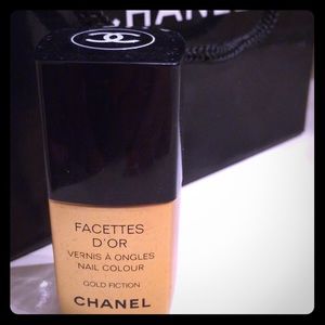 Rare Chanel Gold Fiction Nail Polish