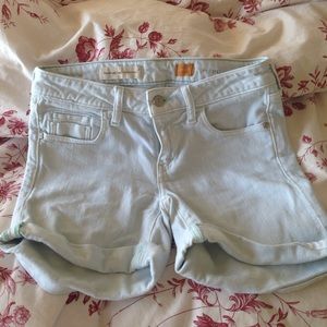 Light blue anthropologie shorts