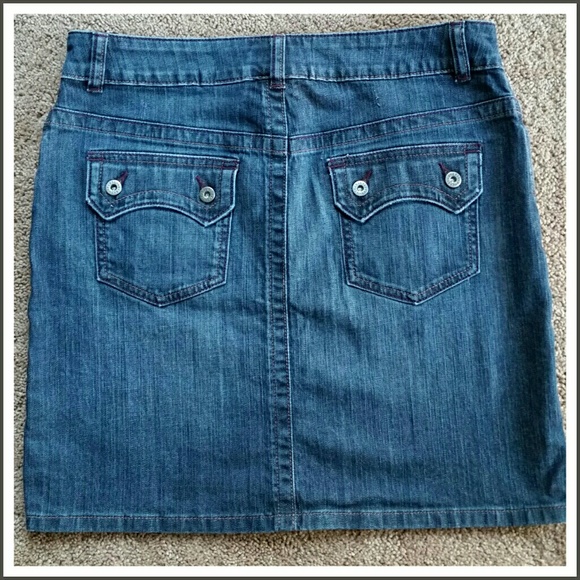 ***SOLD***Denim Skirt by axcess - Picture 2 of 3