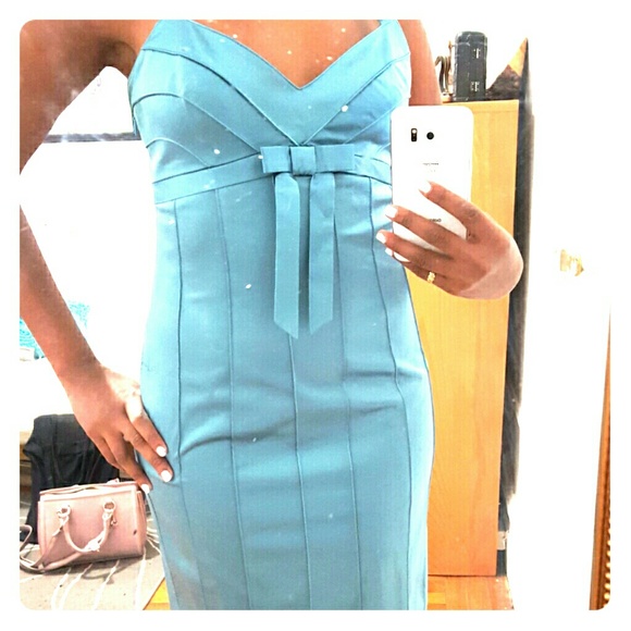 Bundle! Betsey Johnson aqua bridesmaids dress