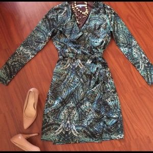 Stunning Antonio Melani faux wrap dress