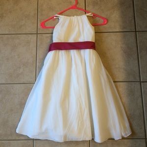 Worn once as a flower girl dress size 7