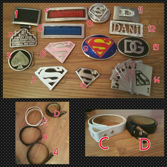 LOTorSEPARATELY belts (sz S) & belt buckles!!