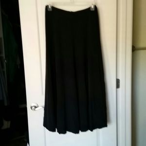 Full black wrap silk skirt, spiegal,  size 18W