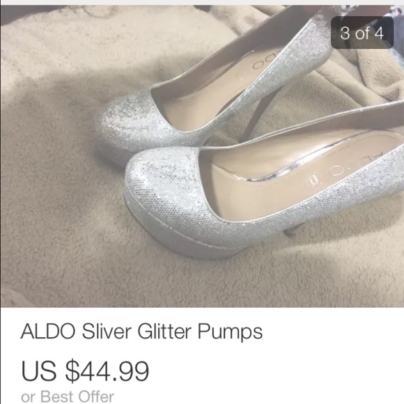 ALDO GLITTER PUMPS