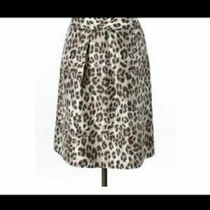 Leopard Banana Republic Skirt