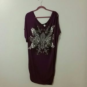 Purple dress sx 3x