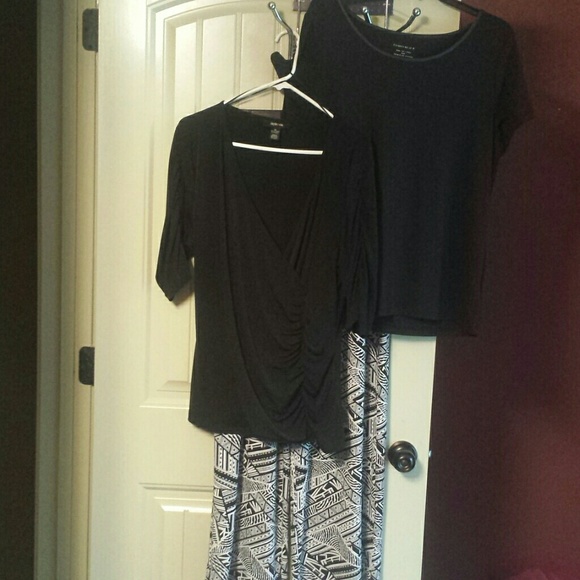 Bundle two shirts with pants