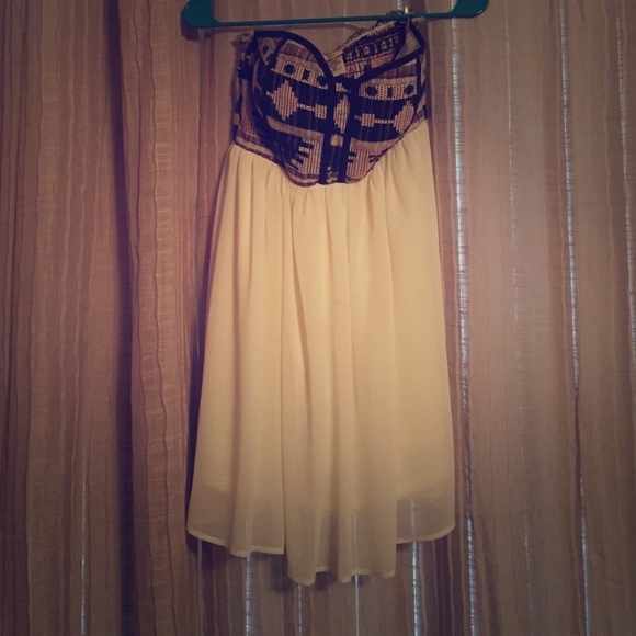 Strapless Buckle dress new with tags