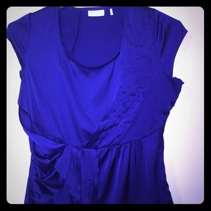 Silky NY&C  Royal Blue Dress Top