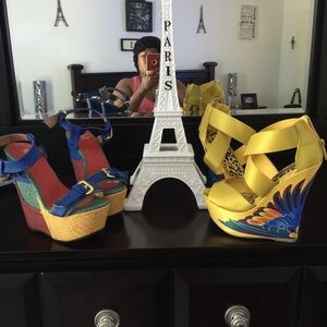 BUNDLE!!!!!!!! 2 pair of Women's wedges