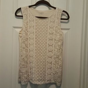 LOFT cream tank