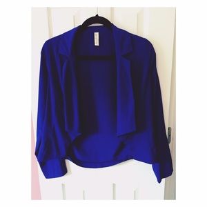 Cobalt blue blazer