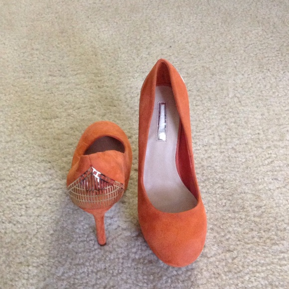 Orange stilettos