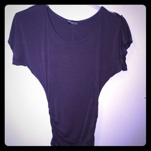 Flattering Charcoal Gray Top