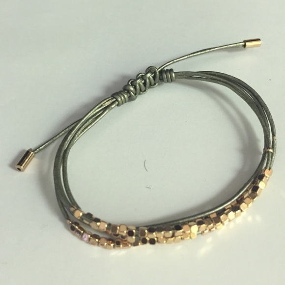 Genuine Leather "Pull" Bracelet