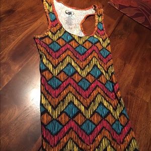 Colorful printed tank top