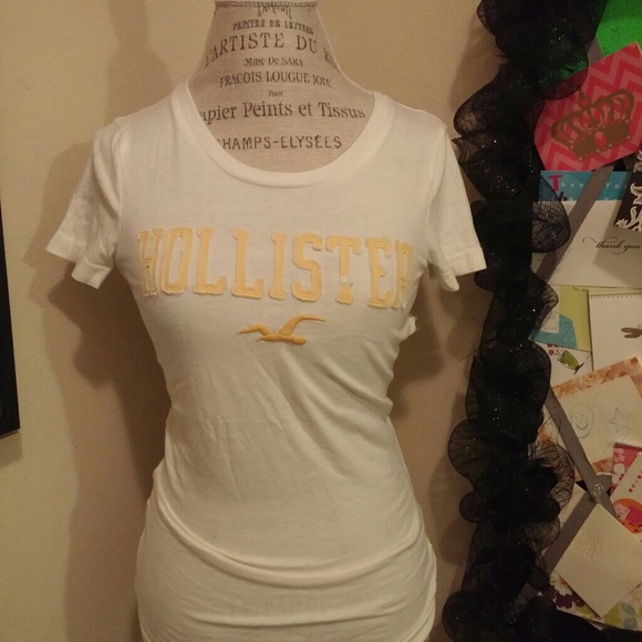 NWT white and yellow top