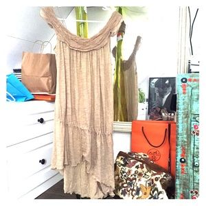 Free people thin gauze coverup/dress/tunic